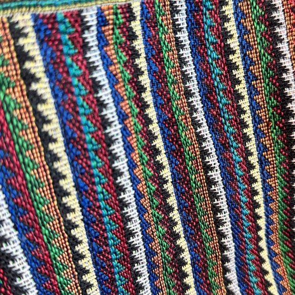 Multicolor Geometric Pattern Tote Bag - Picture 2 of 5